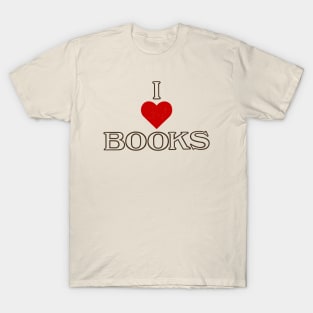 I love Books T-Shirt